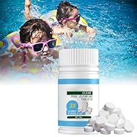 Chlortabletten für Pool,100g Chlortabletten,Chlor Multitabs,Poolreinigung Chlor,Mini Multifunktionale Pool-Reinigungstabletten,für Pool