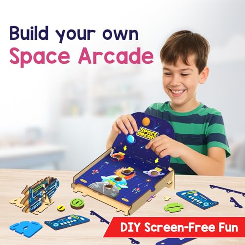 Image of Smartivity Space Arcade Game for Kids 6+ Years I Fun 1-2 Player Shooting & Scoring Game I Birthday Gift for Boys & Girls 6,7,8,9,10,11,12,13,14 Years I Fun Screen-Free Activity for Kids