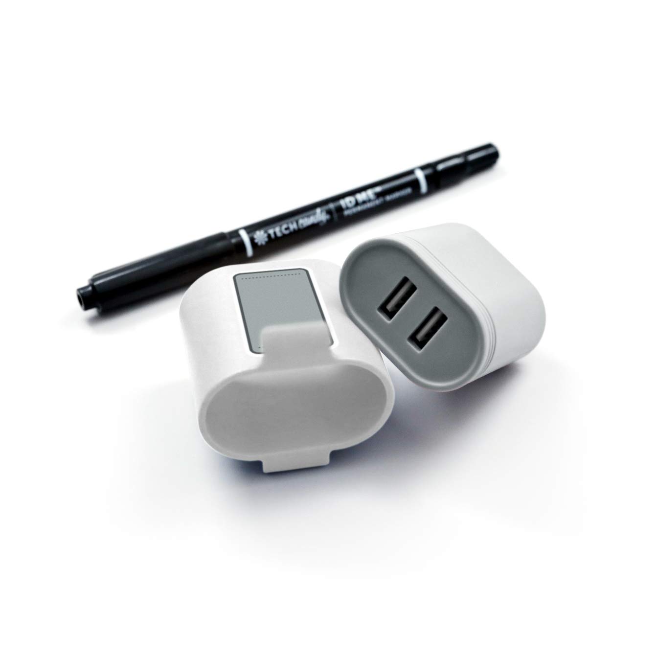 Tech CandyID Me Customizable USB - White/Light Slate