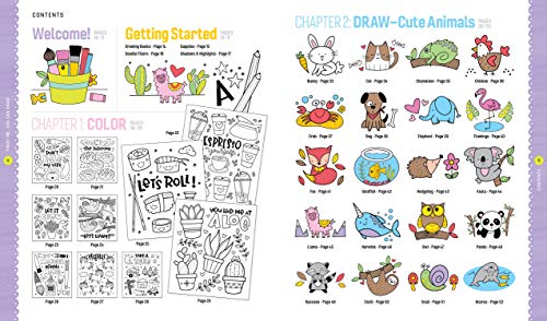 Trust Me, You Can Draw: The Super-Cute, Can't-Fail, Totally Awesome, Best-Ever Doodling, Lettering & Coloring Book - Image 3