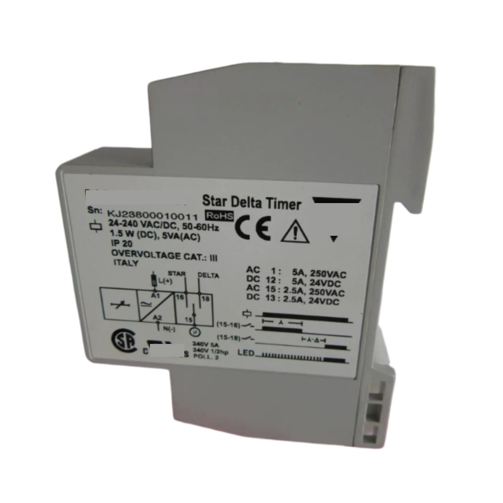 Relais SSR DAC51CM24B026 contre les arcs électriques et pannes de temporisation