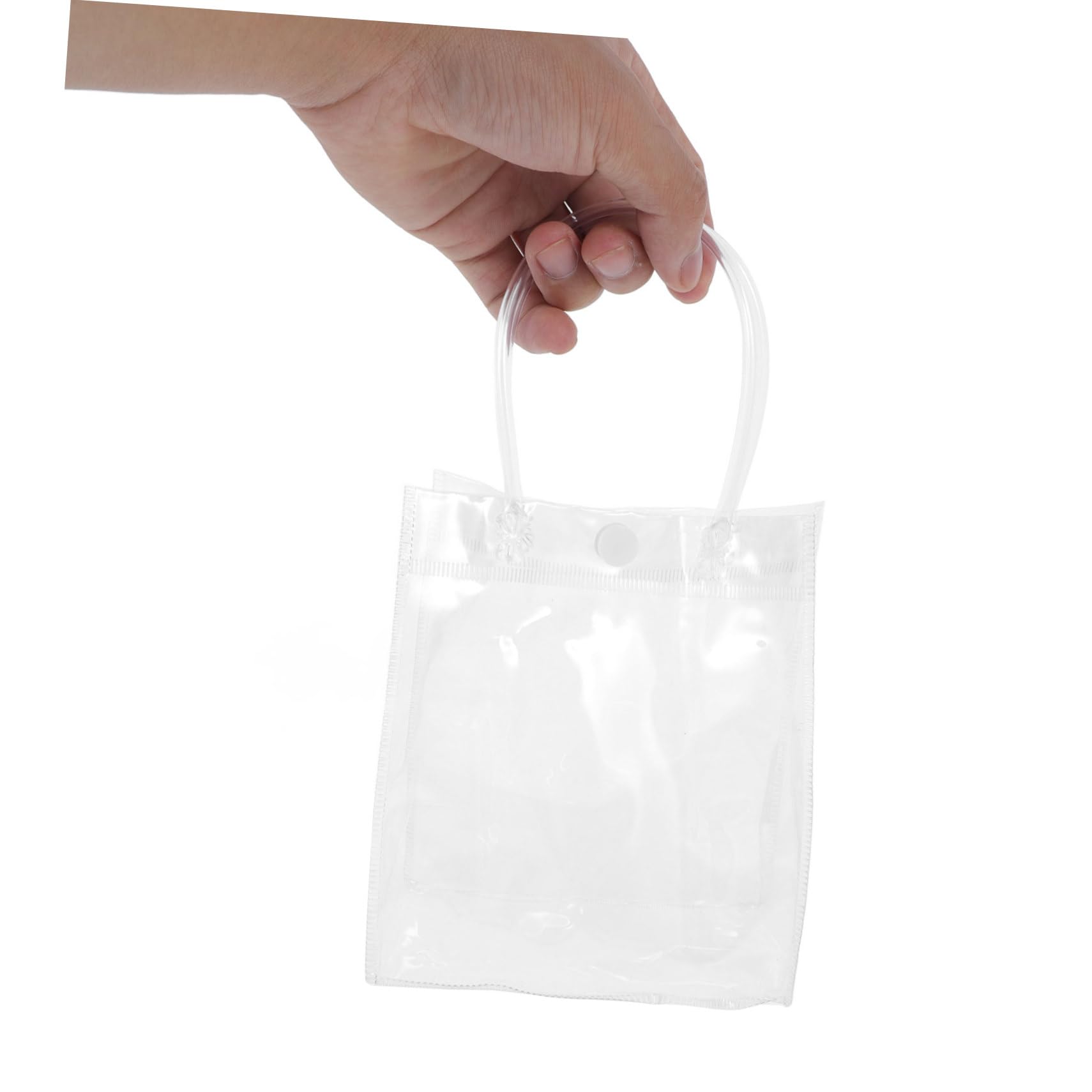 Bolsas de Plástico con Asas Transparentes Pvc 40 Unidades