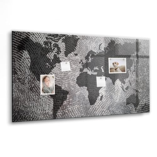Tableau blanc magnétique en verre effaçable 120x60 pour école, bureau et maison