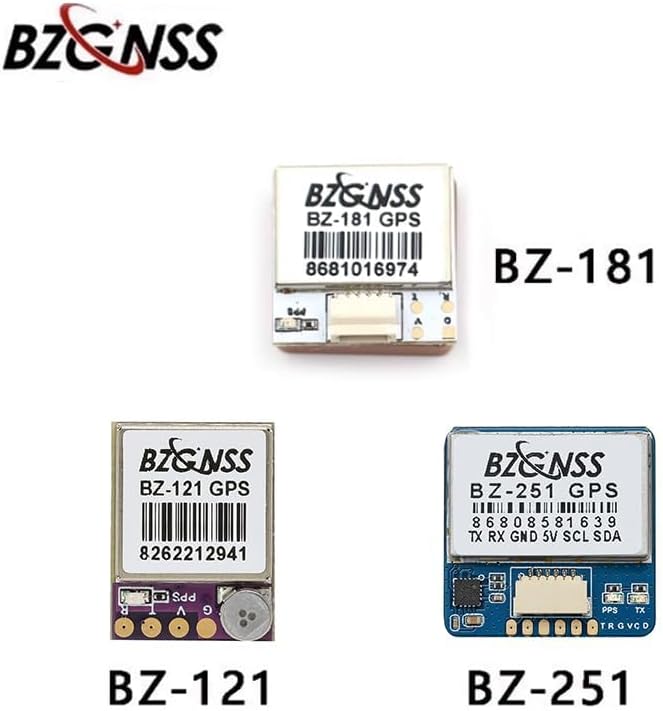 BZ-181 GPS module wiring diagram showing 5V, TX, GND, RX connections