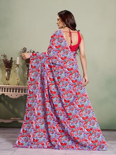 Image of Garden Vareli Art Silk Abstract Printed Saree