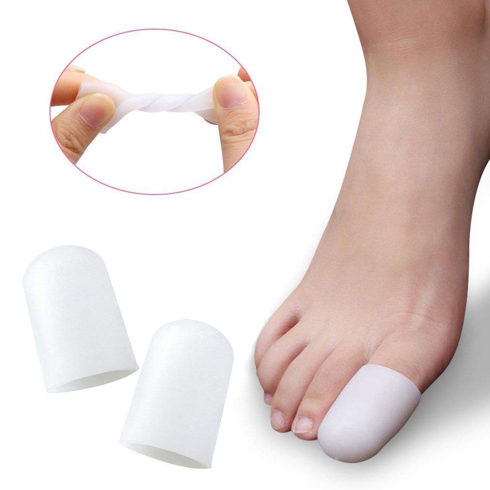 PEDIMENDTM - Tappi in gel di silicone per alluce valgo, allevia il dolore da calli, vesciche, dita a martello e alluce valgo, unisex, per la cura dei piedi (4 paia)