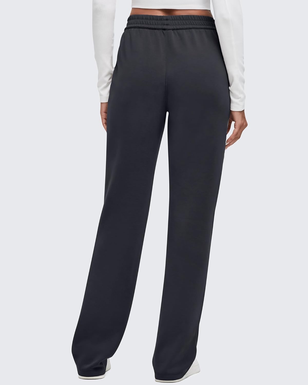 G4Free Smoofit Modal Soft Wide Leg Sweatpants for Women High Waisted Casual Lounge Travel Pants with Pockets - Image 7