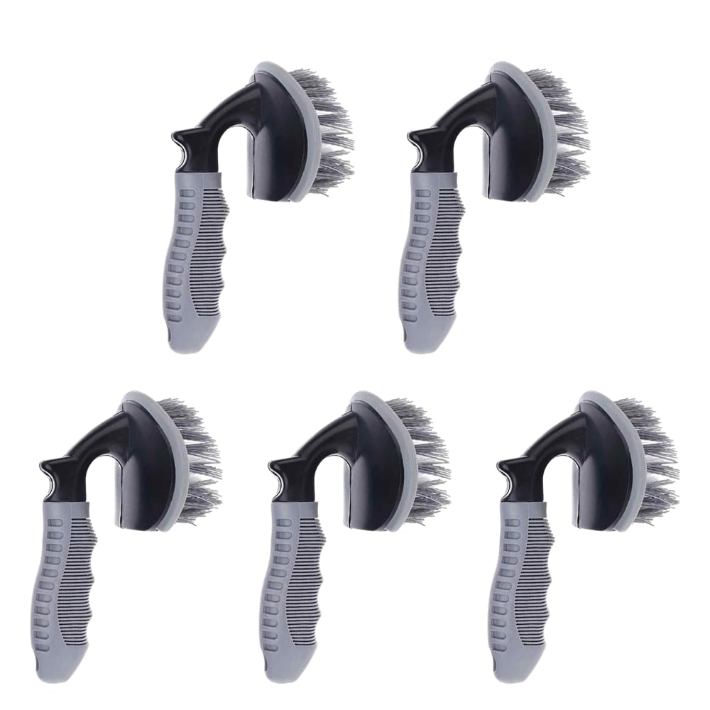 Asryd T-Type Car Tire Cleaning Brush Scrubber with Antislip Handle Multi-Functional SUV Tyre Wheel Rim Hub Washing Cleaner 5 Pcs-image-41