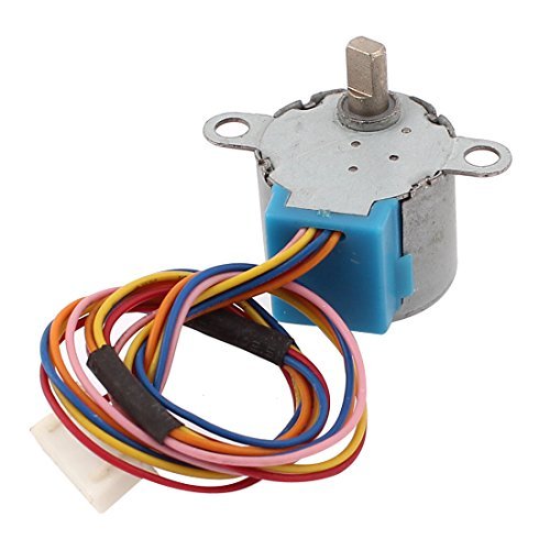 DC 12V 5mm Shaft Dia 5 Wire Gear Micro Stepper Step Motor