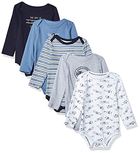 Image of Hudson Baby unisex-baby Cotton Long-sleeve Bodysuits