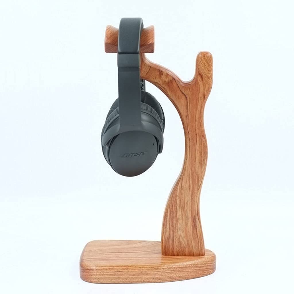 Supporto Cuffia Multifunzione Legno Massello Gaming(Walnut)