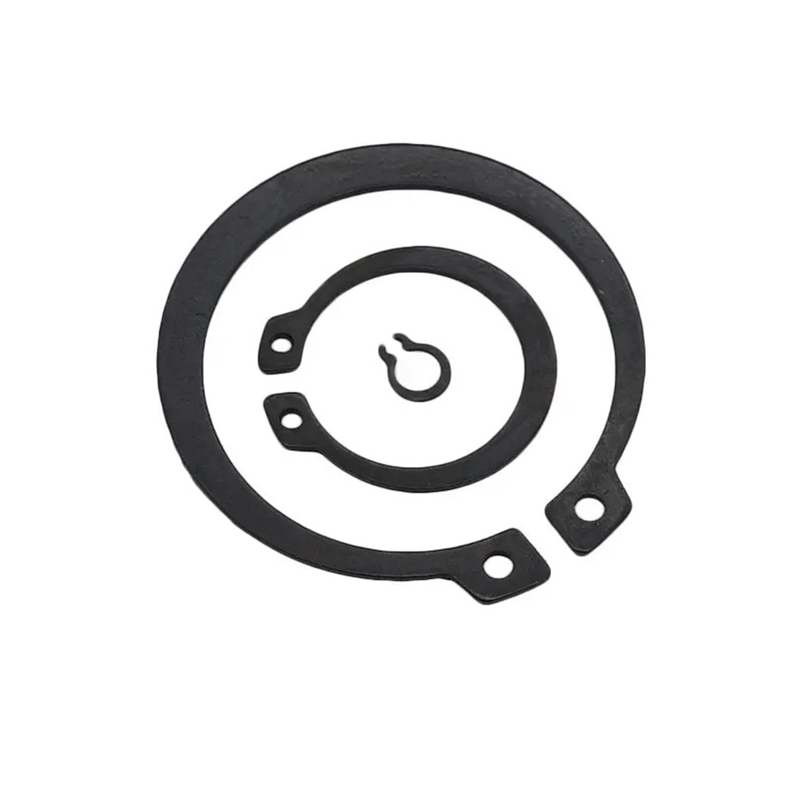 anillo de retención 25/5000 Uds M3 - M100 Circlips for eje tipo A acero inoxidable/65 anillo de retención manganeso Circlip rodamiento Para mantenimiento(65 manganese steel,M58-100Pcs)