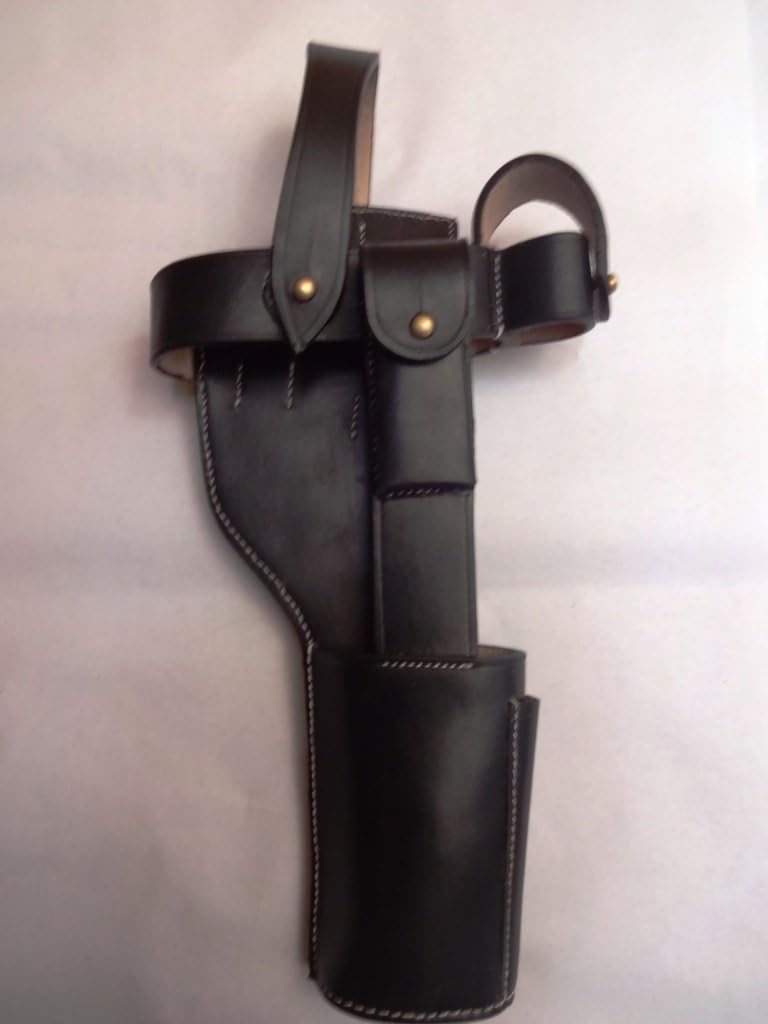 WW2 C96 German Broomhandle Mauser Holster Black - Replica