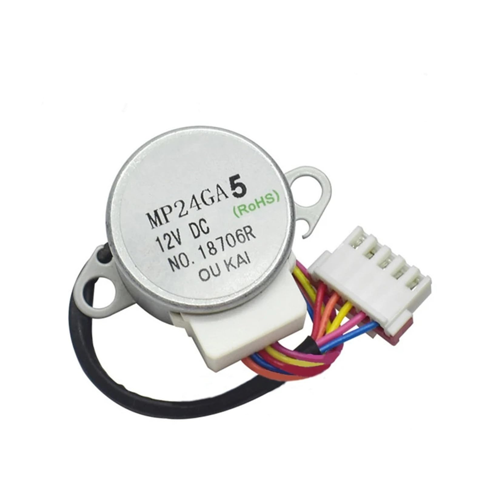MP24GA MP24GA5 Synchronous Step Swing Motor，Compatible ForMidea， Hanging Air Conditioning Conditioner 24BYJ48 Swing Leaf Deflector Wind 12V(MP24GA5)