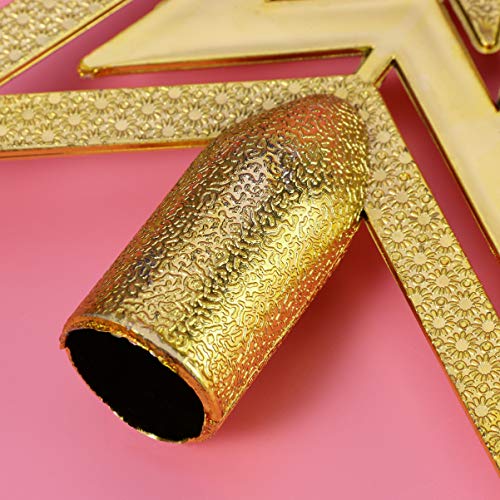 Topo de Árvore de Natal BESTOYARD Topper de Árvore de Natal Decoração de Estrelas de Árvore de Natal