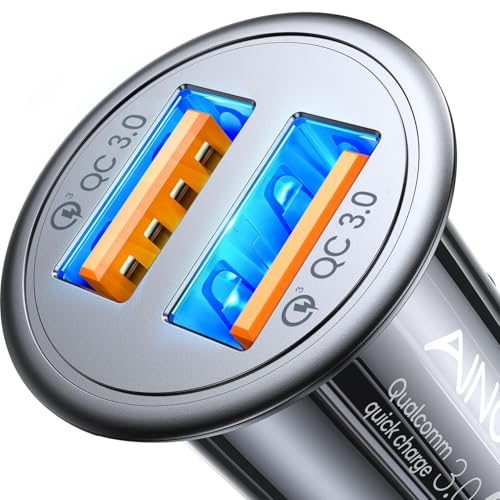 AINOPE QC 3.0 USB Car Charger, 45W Cigarette Lighter USB Charger, Fast Car Charger for Android...