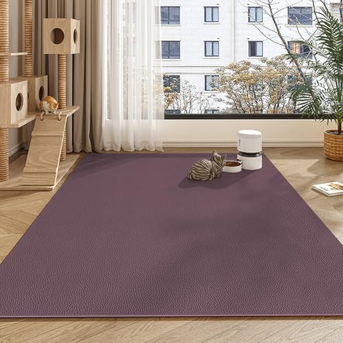 FabriGBrix 防水 ペット専用マット ペット用滑り止めフロアマット 廊下敷き 犬猫用フローリングカーペット 大判 長方形 ペットシーツ 洗える 長さ80 120 160 200cm 厚さ4mm 防尿 不浸透性 抗菌 床保護 騒音対策 カット可能 フ