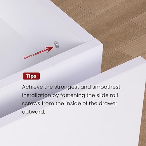 Miniatura 5 de Juego de 2 mesitas de noche, 26 pulgadas de alto con cajón oculto, mesita de noche con estación de carga, 4 cajones, mesita de noche moderna para