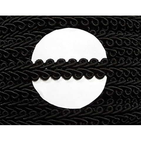 Großhandel für Schneiderbedarf 2 m Posamentenborte schwarz 10 mm 1,25€/m Cover