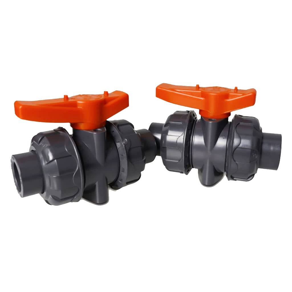 Zawór kulowy mosiężny 3-drożny, Zawór kulowy z PVC True Union pełnym przelotem, zawór UPVC Double-by-making 4-punktowy 6-punktowy 1 cal DN15 20 25(DN25 inner diameter 32mm)