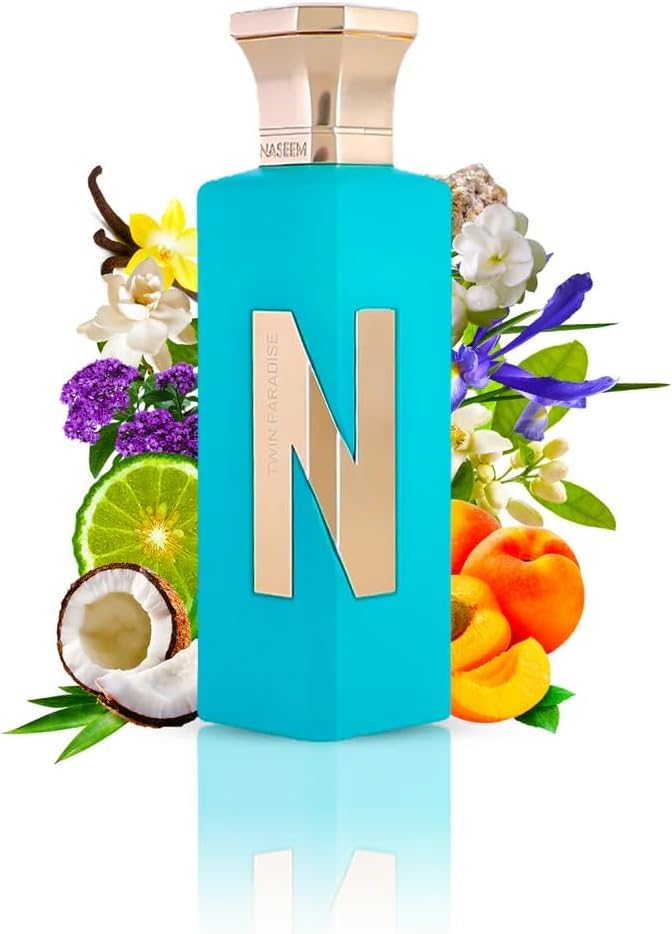 Naseem Twin Paradise & Turn Up The Volume Aqua Perfume | Unisex Eau De Parfum for Men & Women | Hypoallergenic, Long-Lasting, Fresh & Luxurious Fragrances All Occasion (Combo - 80ml Each) - Image 2