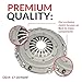 Clutch Kit Compatible With TT Golf Beetle Jetta Gls Glx Gti Tdi Base Gl Sportline Sport 1998-2006 1.8L l4 GAS DOHC 1.9L L4 DIESEL SOHC Turbocharged (FWD; 5 speed only; 17-059SMF)