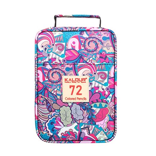 Lápices de colores al óleo con bolsa para lápices, 72 colores, a base de aceite, lápiz de núcleo suave para adultos, libros de colorear, dibujo, escuela, viajes, juegos de lápices de colores