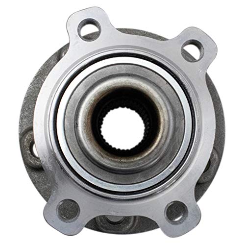 Image of TRQ Rear Driver and Passenger Side Wheel Bearing and Hub Assembly Set 2 Piece Compatible with 2010-2017 Volvo XC60 All Wheel Drive