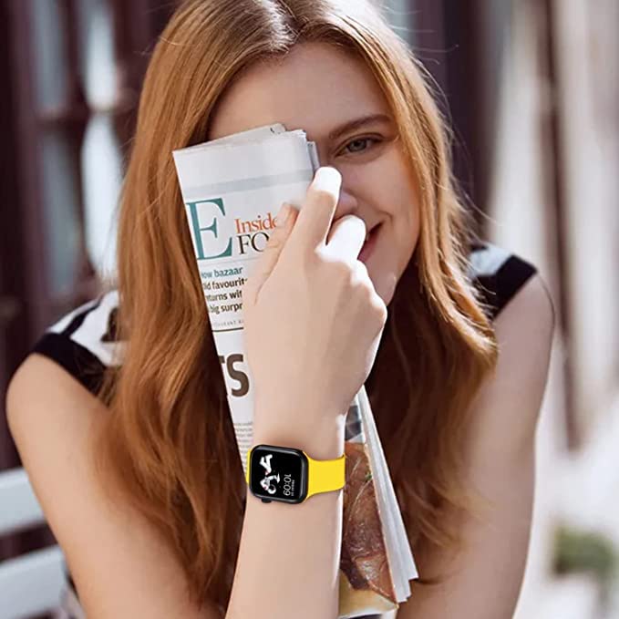 Image of MINX Smart Watch Strap Compatible for Apple Watch Band 38mm / 40mm / 41mm / 42mm / 44mm / 45mm / 49mm Series 8 /7 / 6 /5 / 4 /3 / 2 /1 SE Soft Silicone (Combo Packs)