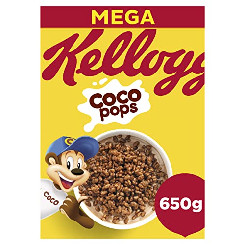 Kelloggs Coco Pops Chocolate Breakfast Cereal 650g