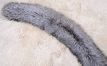 Amazon.co.jp: 限定 シルバーフォックスファー マフラー 原色