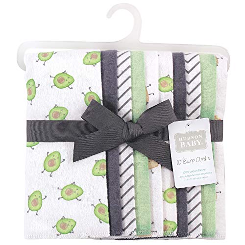 Image of Hudson Baby Baby Flannel Burp Cloths
