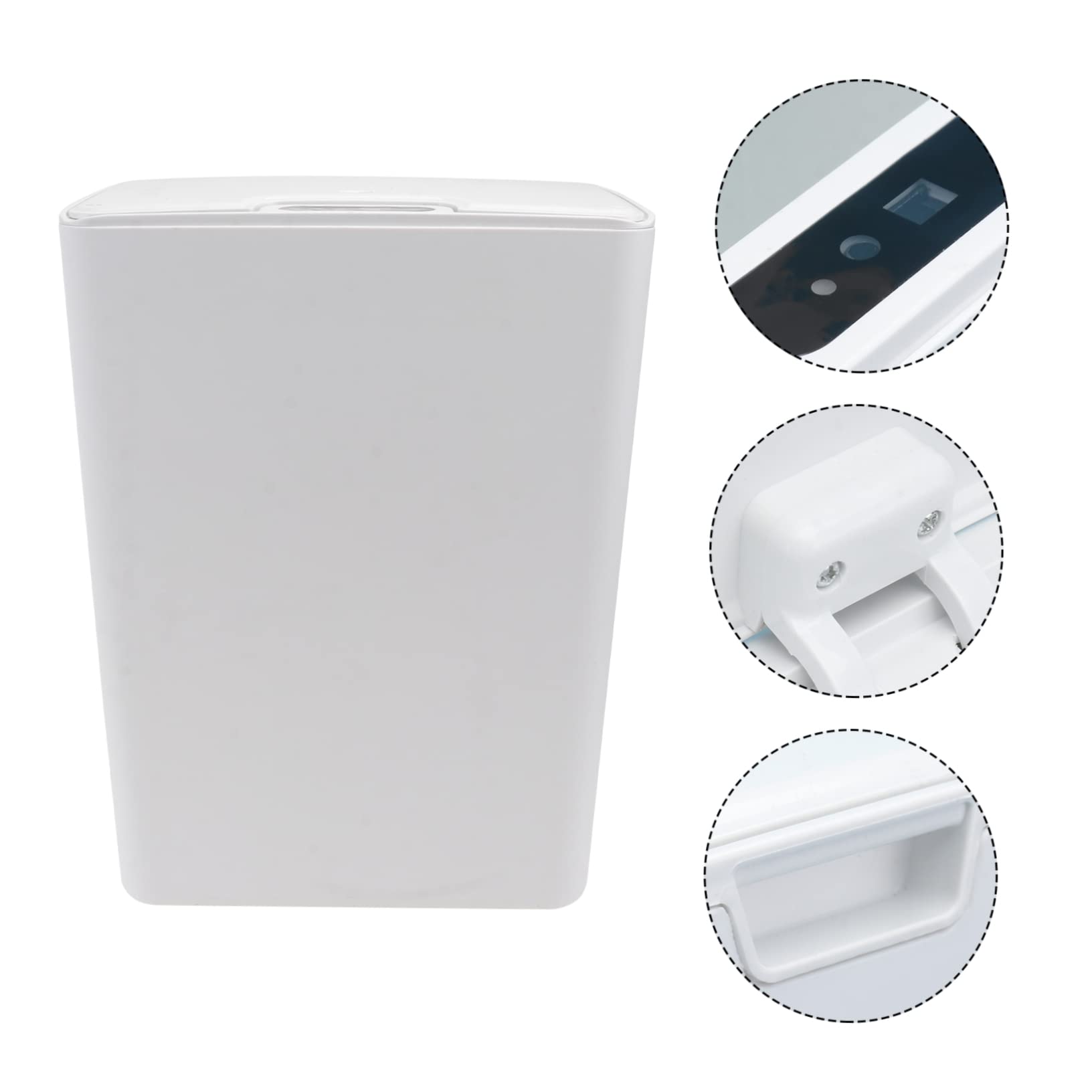PRETYZOOM Automatic Sensor Trash Can Silent Operation Fashionable Stylish Large Family-Sized Waste Storage