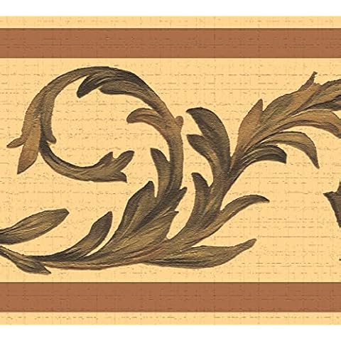 Dundee Deco Peel and Stick Damask Wallpaper Border Cover