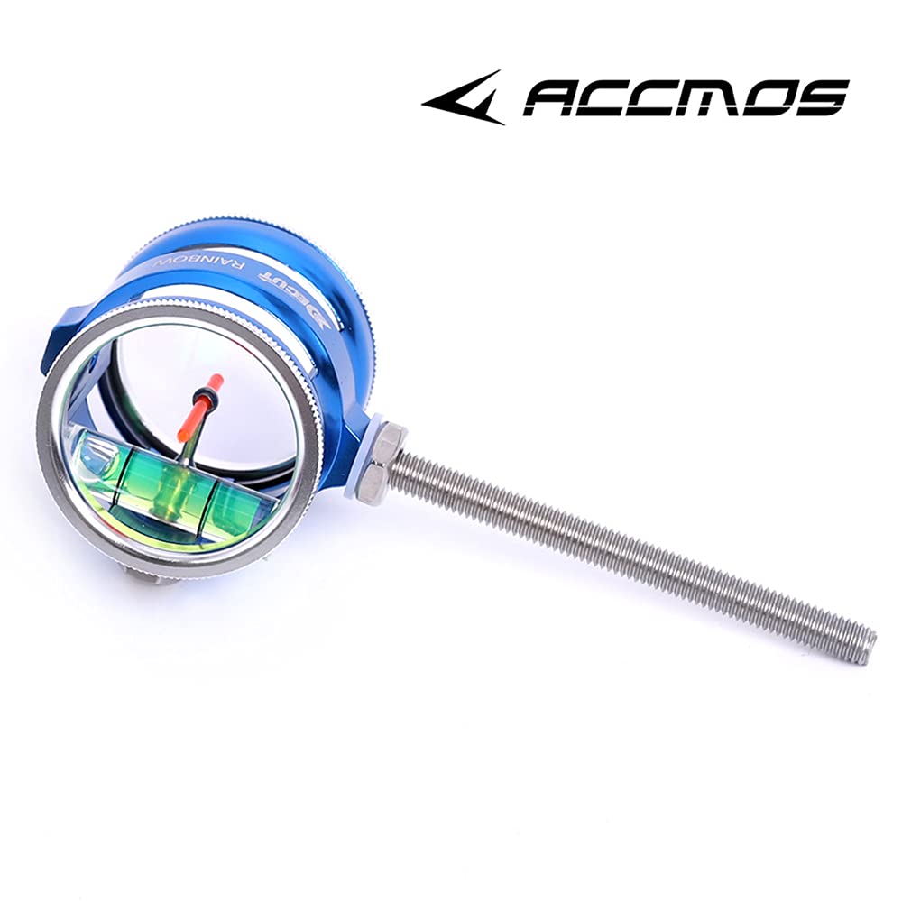 ACCMOS Tiro con L'arco Mirino per Arco Compound con 4X 6X 8X Sight Pin per Arco Composto Caccia Tiro Puntando Accessori per Arco