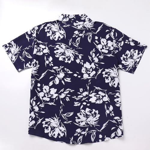 Image of Daddy and Me Matching Outfits Hawaiian Father and Son Matching Shirts for Family Photoshoot Summer Men Boys Father's Day Tops