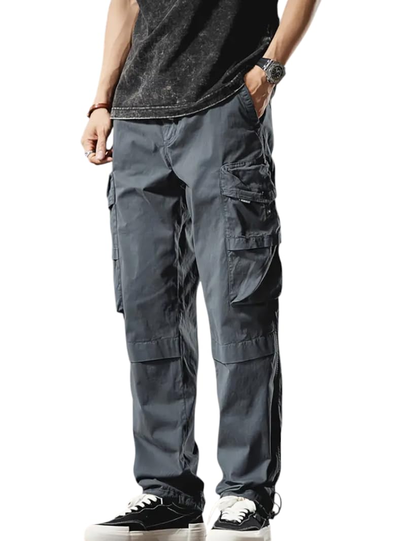 Libas Mens REGULER FIT Cargo Pant || Cargo for Men || Casual Trouser || Joggers Pant || (CARGO-09) in neutral