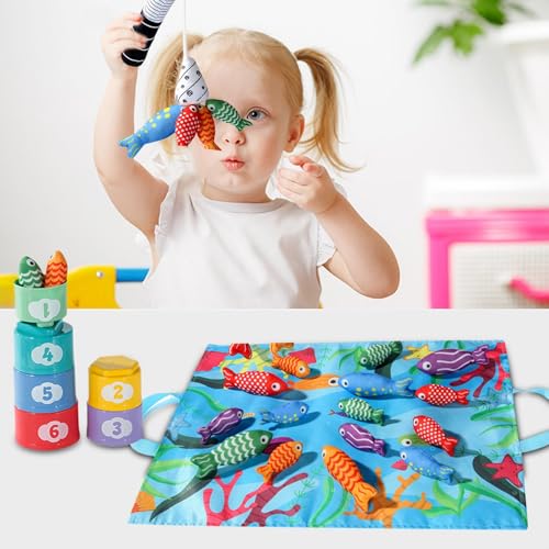 Jeu de pêche pour bébé jouet éducatif puzzle d'éveil sans écran