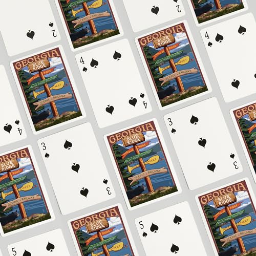Naipes Póker Blue Ridge Georgia 52 Cartas Adultos miniatura 4