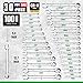 SK Ratcheting Wrench Set, Combination Wrench Set, 30-Piece, SAE 1/4