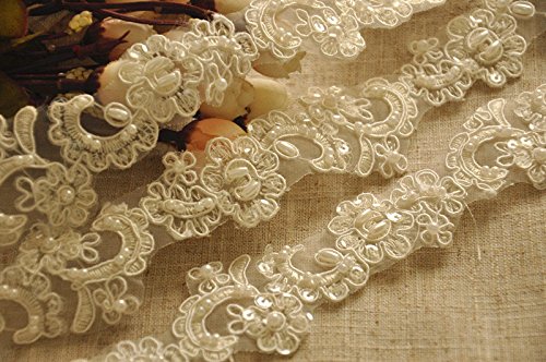 sequin lace trim