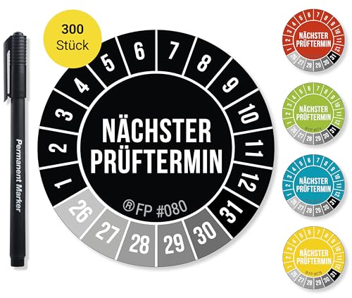 Plaques de contrôle de 30mm noir pour le marquage de test électrique en lot de 300
