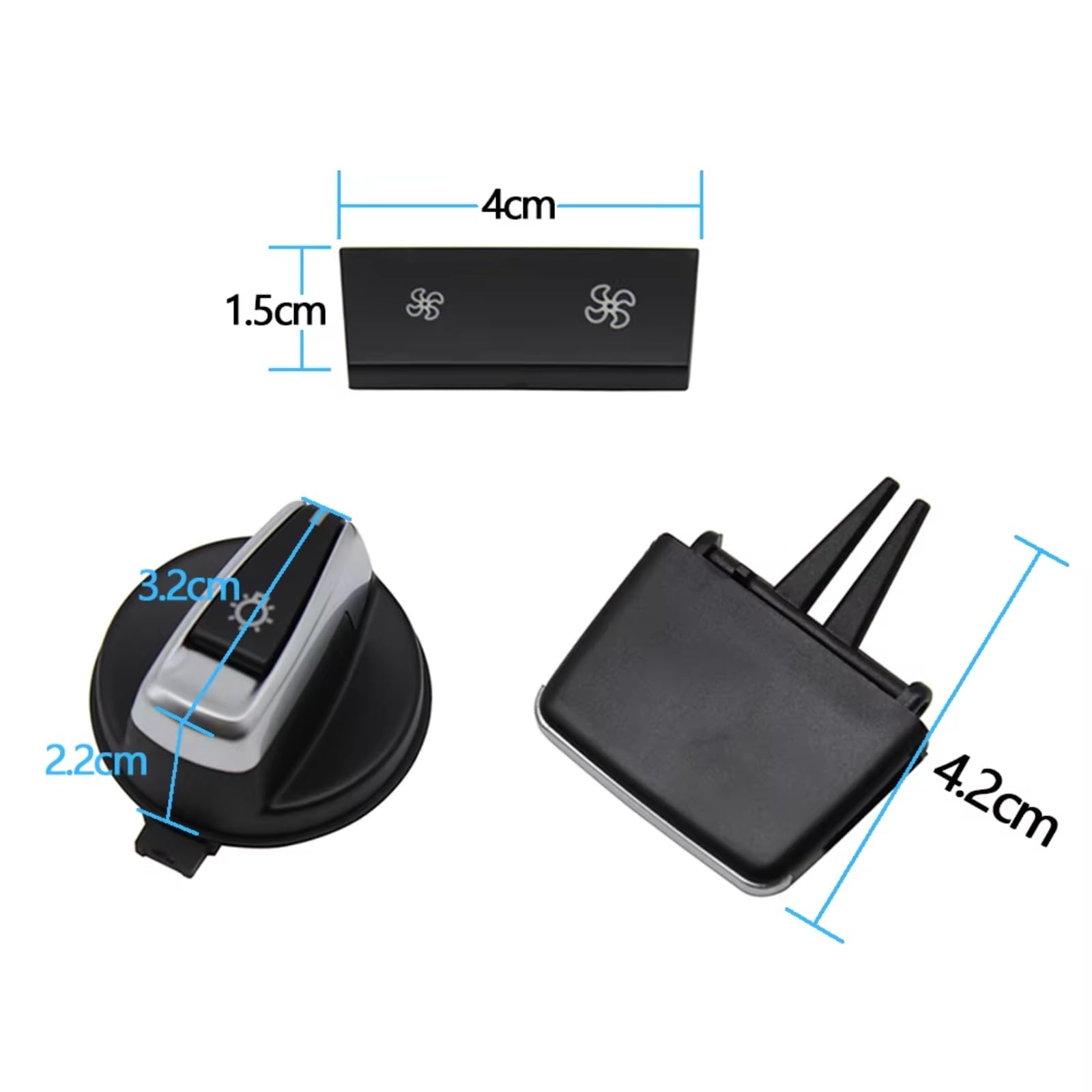 Clip Plastique Bmw Clips Grille Aération BMW Série 3 E90 • Lot De 4 • Noir • Plastique • Fixation Facile Accessoires BMW E90