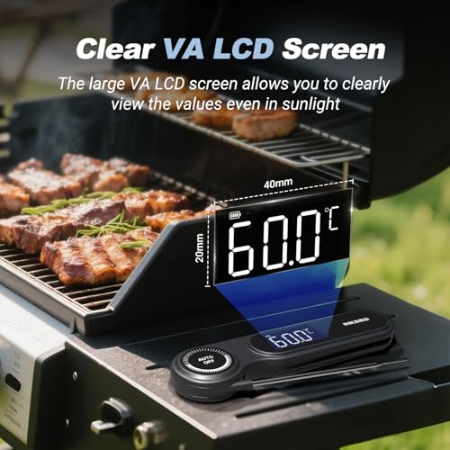 Image of INKBIRD Instant Read Meat Thermometer IHT-21K 0.5 Sec Fast Reading for BBQ | IP65 Waterproof, Super Accurate Detection, Handy Food Thermometer for Indoor Outdoor Cooking, Baking, Deep Frying