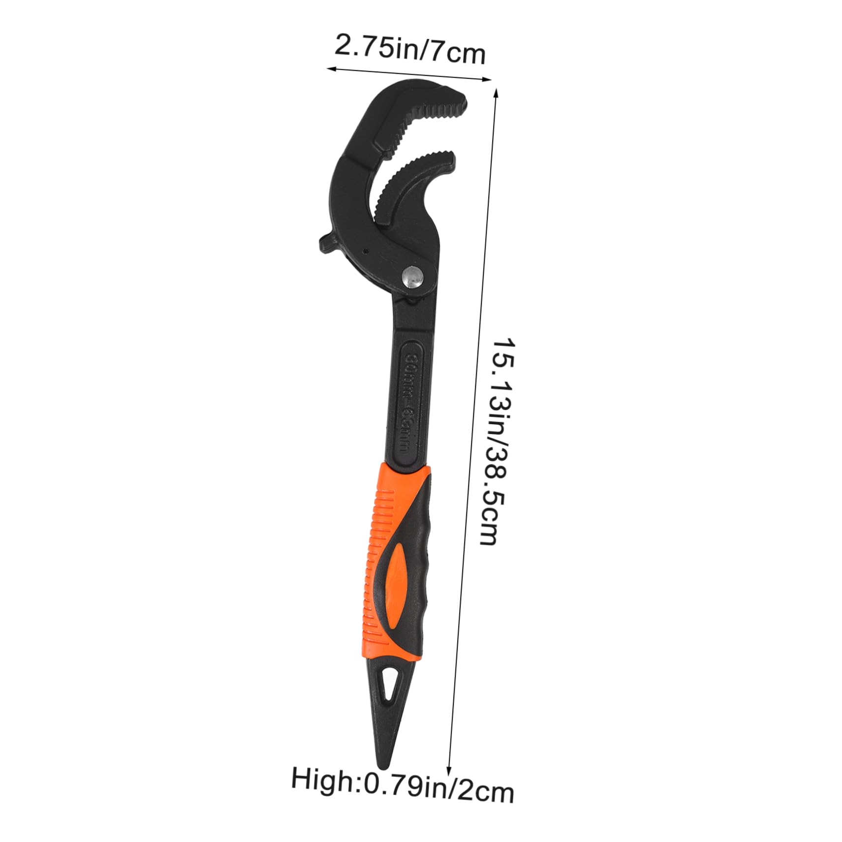GLEAVI Llave Ajustable Multifuncional Tamaño Ajustable, de Acero al Carbono y Plástico, Diseño Compacto para Fontanería, Lavabo y Reparaciones | Diseño Versátil, Portátil, Acabado en Plástico, Herramienta Manual para Tareas de Apriete