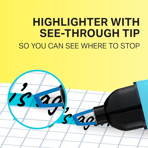 Image of Sharpie Clear View Highlighters, See-Through Chisel Tip, Fluorescent Assorted Colors, 8 Count