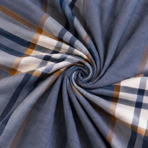Image of Castiqa Elastic Fitted Supersoft Premium Polycotton 200TC Double Bedsheets King Size 78x72 Inch with 2 Pillow Covers (Fits Upto Mattress of 8Inches) (Multicolor IX)