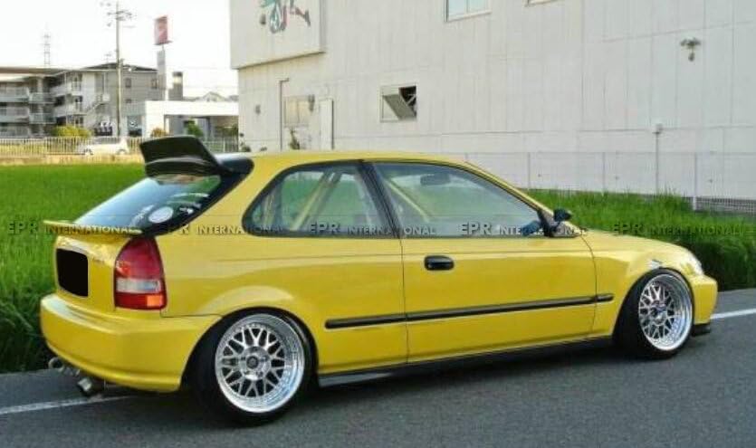 Amazon.com: for Honda Civic EK Hatchback Osaka JDM Type FRP 
