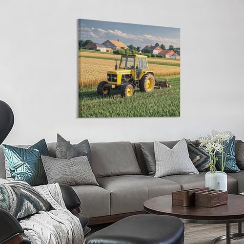 Impression sur toile de tracteur tableau abstrait de qualité - 3