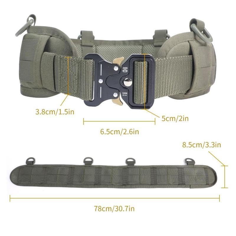 Tactical Belt Set, 2 Counts/set Multifunctional Tactical Waist Belt, Quick Release Buckle Nylon Belt, Outdoor Multifunctional Tactical Waist Belt, Sports & Outdoor Accessories2